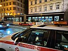 Tramvaj na N�rodn� t��d� srazila t�i lidi. (5. prosince 2023)