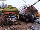 Materi�ln� �koda se vy�plhala na 150 milion� korun i kv�li po�kozen� lokomotivy...