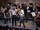 Sn�mek z koncertu z d�tsk�ho cyklu Jan��kovy filharmonie Ostrava ve Vesm�ru z...
