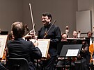 S�lista Vadim Gluzman na zahajovac�m koncert� Jan��kovy filharmonie Ostrava...
