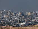 Ruiny budov v jiní ásti Pásma Gazy na úrovni msta Chán Júnis (4. prosince...