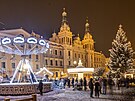 Adventn� trhy na Pern�t�nsk�m n�m�st� v Pardubic�ch