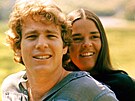 Ryan O'Neal a Ali McGrawová pi natáení Love Story v roce 1970