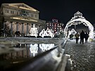 Ruskou metropoli Moskvu zasypal sníh. (4. prosince 2023)
