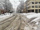 Sníh paralyzoval Mnichov. Doprava se prakticky zastavila