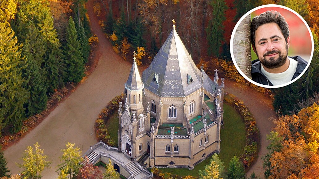 Schwarzenberská hrobka a Václav Grubhoffer z jiho�eské univerzity.