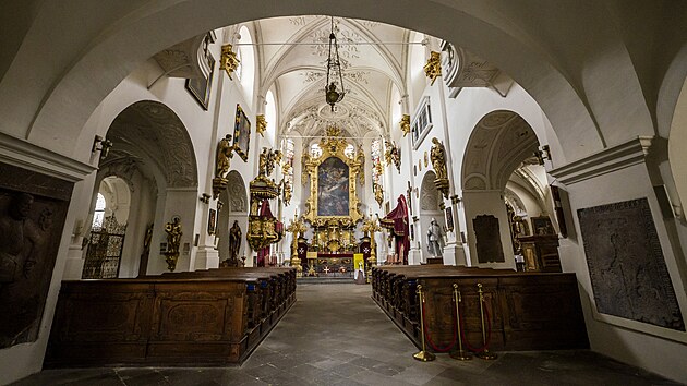 Kostel Panny Marie pod etzem, msto, kde bude vystaveno tlo zesnulho Karla Schwarzenberga.