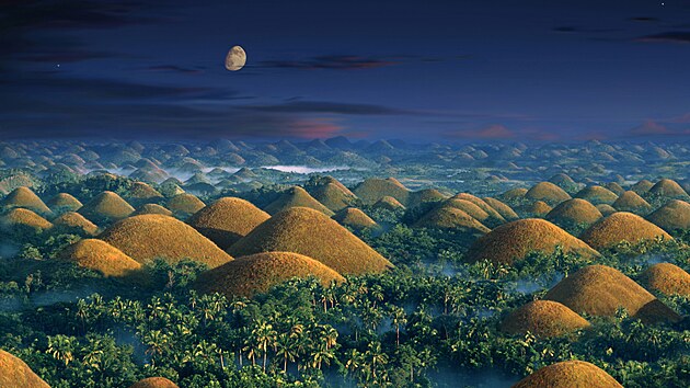 Na filipnskm ostrov Bohol najdete celkem 1 776 okoldovch kopc.