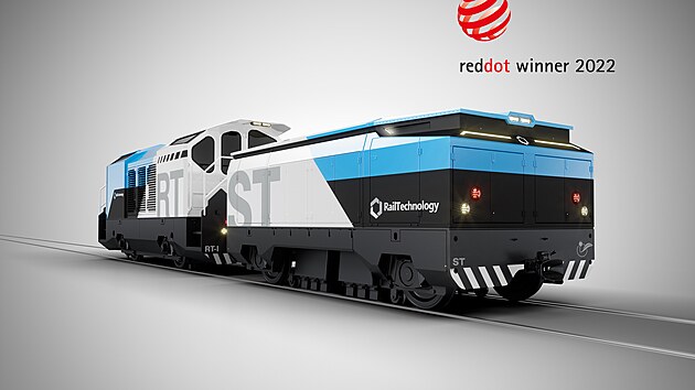 Mal� brusn� vlak CZ LOKO s designem Tom�e Tane�ka.