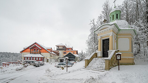Hotel Studnka: Malebn toit uprosted les Orlickch hor