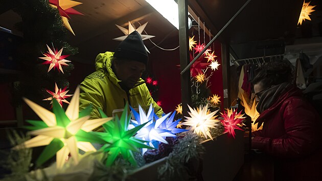 Herrnhutsk� hv�zda, symbol v�no�n�ch trh� v Liberci