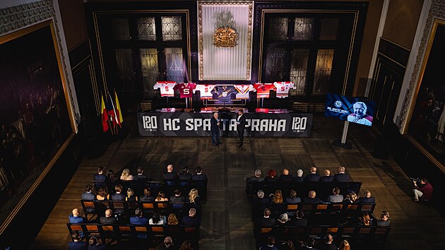 Slavnostn zahjen oslav 120 let od zaloen klubu HC Sparta Praha