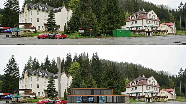 Infocentrum u vstupu do Teplickch skal nebude konkurovat koln budov ani hotelu Orlk.