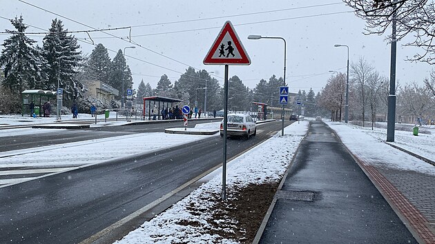 Po pěti měsících skončila modernizace tramvajové trati v ulici Terezie Brzkové v Plzni. (1. prosince 2023)