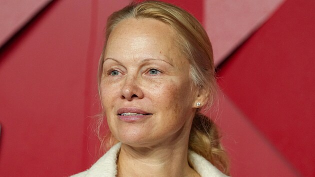 Pamela Andersonov na Fashion Awards dorazila nenalen. (Londn, 4. prosince 2023)