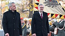 Premiér Petr Fiala se ve Vídni setkal s rakouským spolkovým kancléem Karlem...