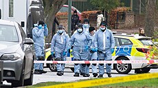 Londýnská policie vyetuje bombový útok na jednu z kamer na pedmstí Sidcup,...