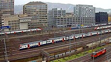 Zürich Hauptbahnhof. Sledujte v přímém přenosu na iDNES.tv až tři tisíce vlaků...