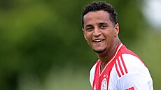 Mohamed Ihattaren v dresu nizozemského Ajaxu, za který hrál v roce 2022...