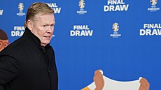 Na losování fotbalového mistrovství Evropy dorazil také Ronald Koeman, trenér...