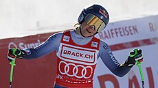 Italka Sofia Goggiaová v cíli sjedu ví, �e na první pozici tentokrát nedosáhne.
