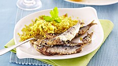 Sardinky s bazalkou