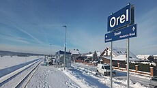 V obci Orel na Chrudimsku vznikla nová vlaková zastávka. (5. prosince 2023)