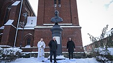 Pesunutí sochy arcibiskupa Rudolfa na Mírové námstí zahájilo oslavy výroí...