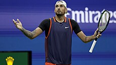 Nick Kyrgios v osmifinále US Open.