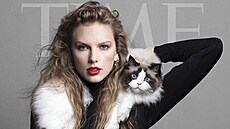 Zpěvačka Taylor Swift na obalu časopisu Time jako Osobnost roku 2023