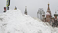 Ruskou metropoli Moskvu zasypal sníh. (4. prosince 2023)