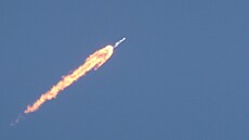 Odlet nosie Falcon Heavy