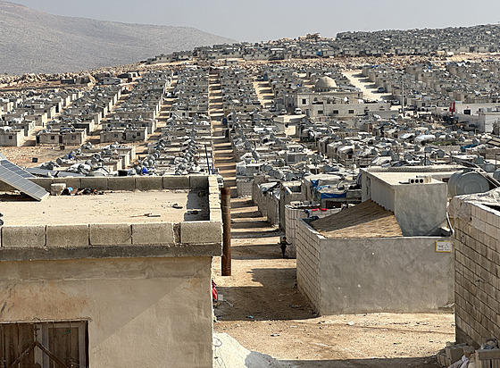 Tábor Atasay na severozápad Sýrie