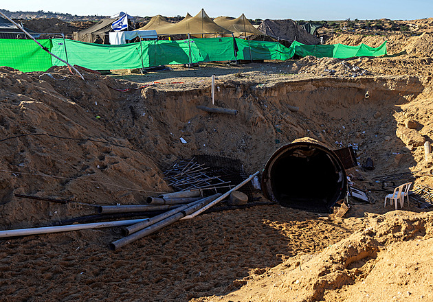 Izrael objevil u hranice obrovský tunel Hamásu, dalo se jím i projíždět