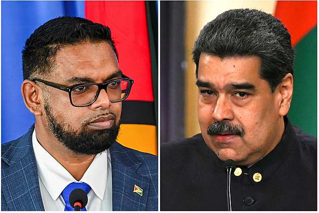 Venezuele nedáme ani píď území, varuje guyanský prezident. Sejde se s Madurem