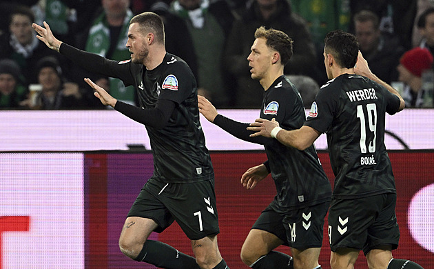 Mönchengladbach bez nemocného Čvančary remizoval s Brémami