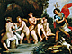 Obraz Diana a Actaeon italskho male Giuseppa Cesariho z potku 17. stolet