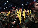 Vojenská pehlídka Hizballáhu v Bejrútu (14. kvtna 2023)