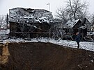 Následky ruského útoku v Kyjev (11. prosince 2023)