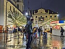 Atmosféra vánoních trh na brnnském Moravském námstí