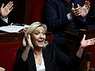 Marine Le Penová, pedsedkyn krajn pravicové strany Národní sdruení (RN),...