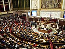 Národní shromádní v Paíi ped hlasováním o imigraním zákonu (11. prosince...