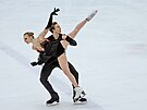 Kateina a Daniel Mrázkovi ve volném tanci na mistrovství R v Turnov