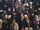 Slováci v Koicích protestují proti vlád Roberta Fica. (12. prosince 2023)
