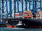 Nákladní lo dánské spolenosti Maersk (19. ledna 2023)