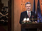 Pedseda Senátu Milo Vystril z ODS pednesl adventní poselství (18. prosince...