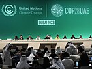 Na konferenci OSN o zmn klimatu COP28 mluví ministr prmyslu Spojených...