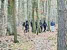 Policejní pátrací akce v Klánovickém lese (19. prosince 2023)