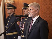 Prezident Petr Pavel v úterý na Pražském hradě jmenoval dva nové ústavní soudce...