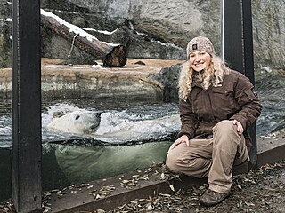 Aneta Louecká, chovatelka v Zoo Praha